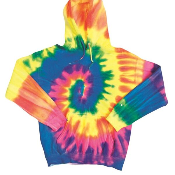 Blended Tie-Dyed Hooded Sweatshirt Thumbnail
