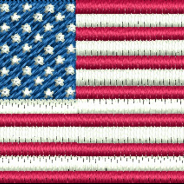 Embroidered US Flag - 350308 Thumbnail