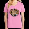 Women's Core Cotton V Neck Tee Thumbnail