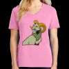 Women's Core Cotton V Neck Tee Thumbnail