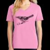 Women's Core Cotton V Neck Tee Thumbnail