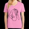 Women's Core Cotton V Neck Tee Thumbnail