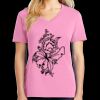 Women's Core Cotton V Neck Tee Thumbnail