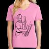 Women's Core Cotton V Neck Tee Thumbnail