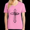 Women's Core Cotton V Neck Tee Thumbnail