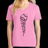 Women's Core Cotton V Neck Tee Thumbnail