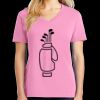 Women's Core Cotton V Neck Tee Thumbnail