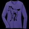 Women's Long Sleeve Core Cotton Tee Thumbnail