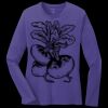 Women's Long Sleeve Core Cotton Tee Thumbnail